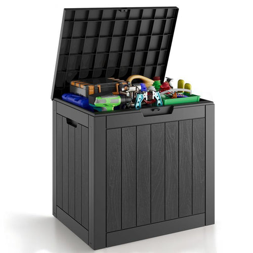 Outdoor storage box and patio side table