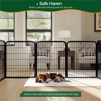 [Heavy Duty] Dog Playpen6/8/12/16 Panels Metal Pet Playpen